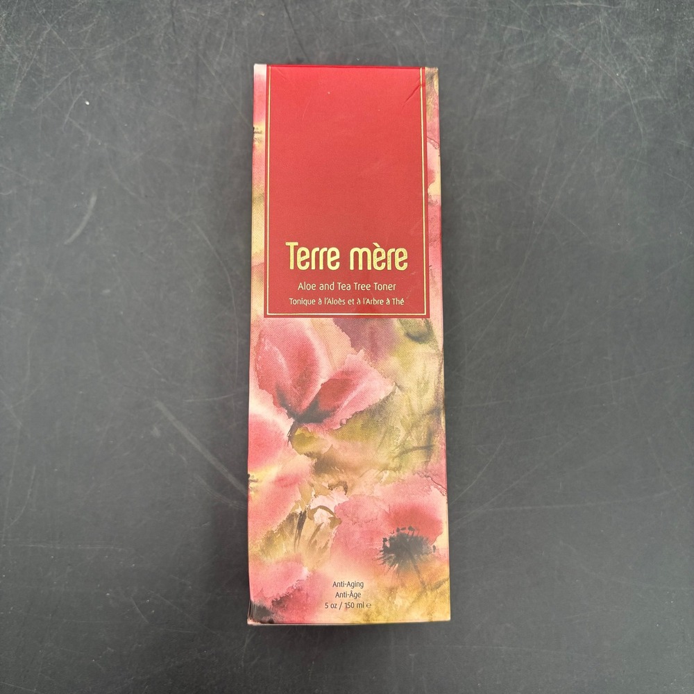 Terre Mere Aloe and Tea Tree Toner Anti-Aging Vegan Skin Care 5oz 150ml New